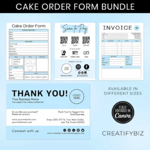 Cake Order Form Template