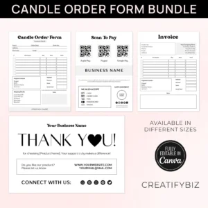 candle order form