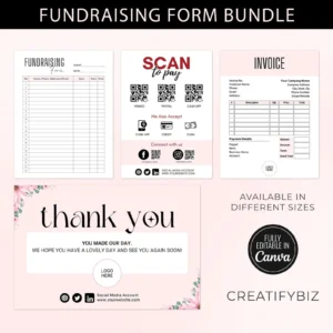 Printable Fundraising Form Template