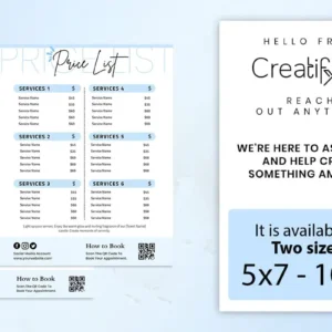 Price List Template