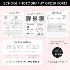 School Photography Order Form
